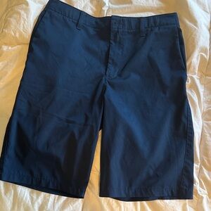 Under Armour Dark Blue Flat Front Shorts